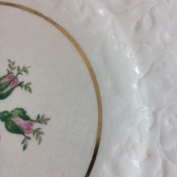 Pope Gosser Vintage Rose Point 10" Plate - Picture 2 of 8